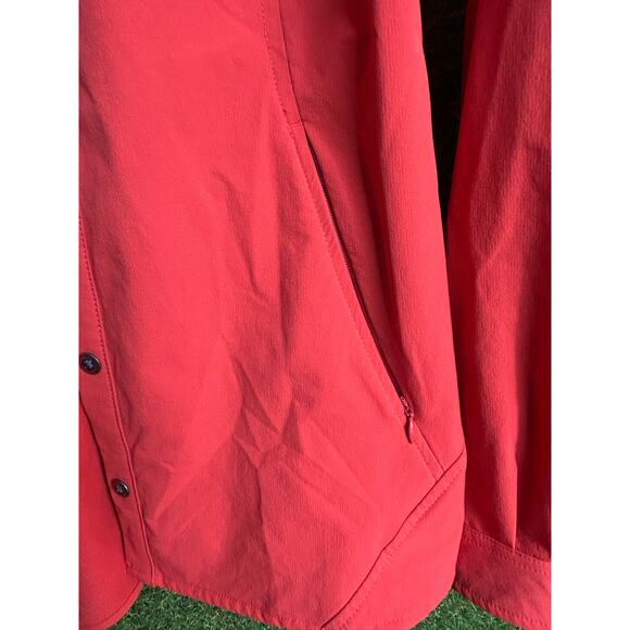 Duluth Trading Co. Flexpedition Jacket Red Weather Resistant Hooded Size XS - Picture 4 of 9